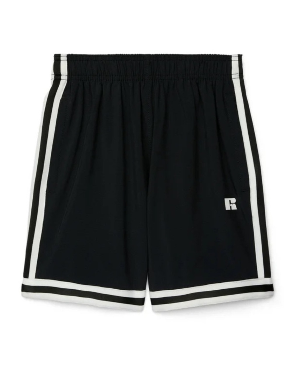 Russell Athletic Boy’s Black Athletic Basketball Shorts EUC